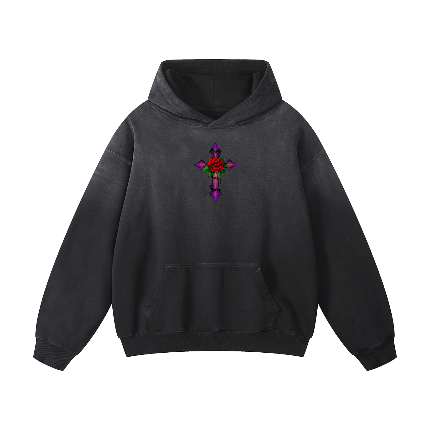 Madonna City Virgin Mary Black Hoodie
