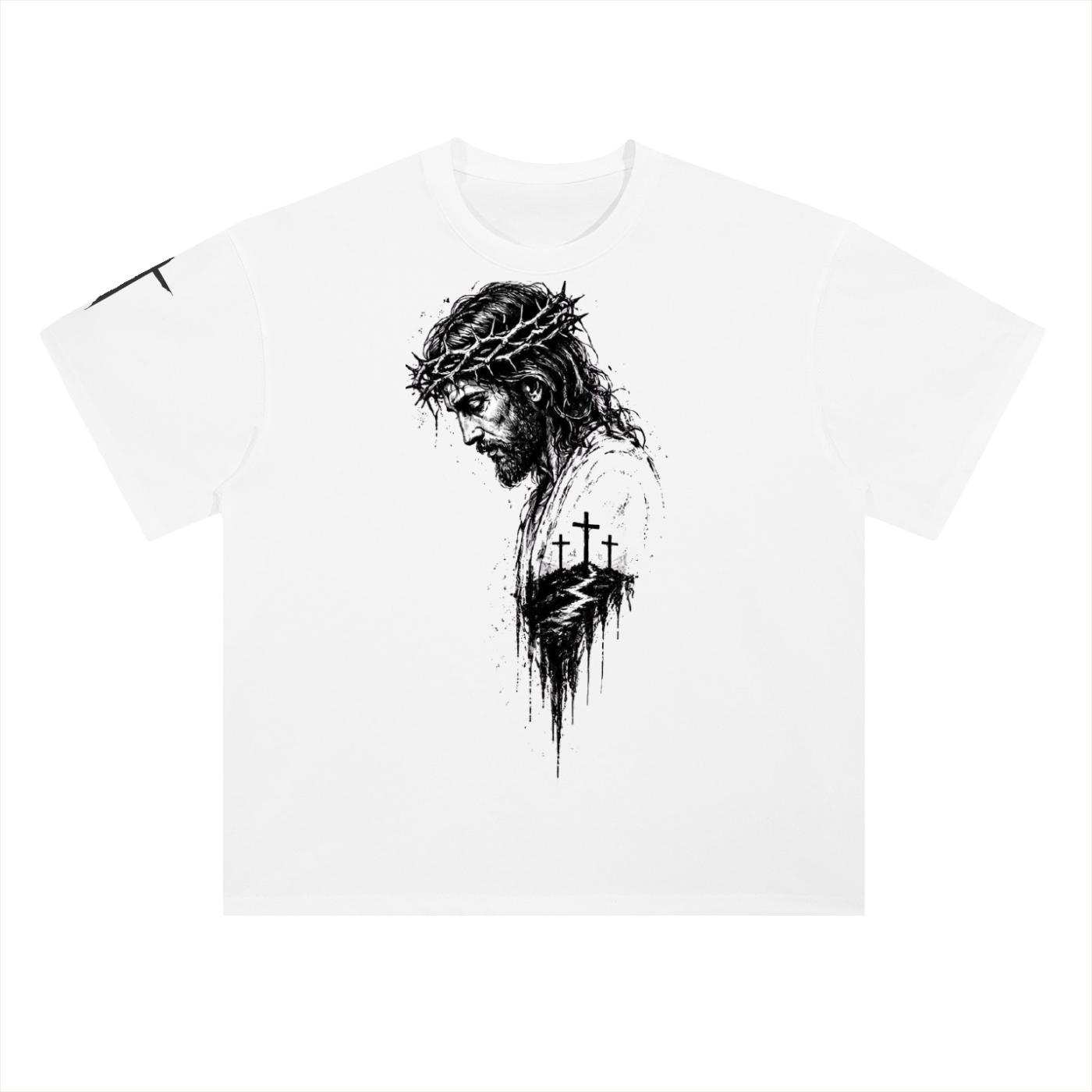 Jesus Design White T-Shirt